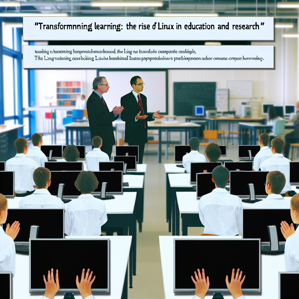 Empowering Minds: The Rise of Linux in Education and Open-Source Research
