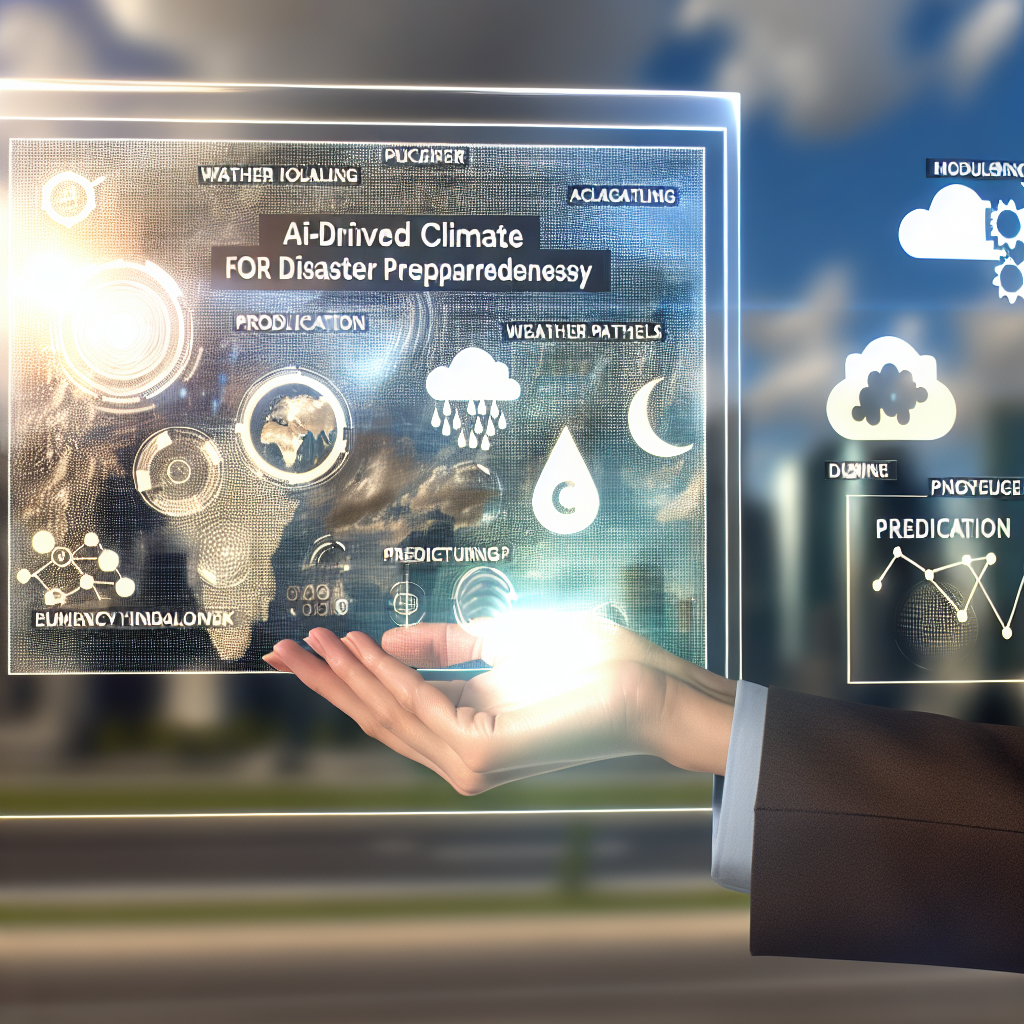 Transforming Disaster Preparedness: AI-Driven Climate Modeling Insights